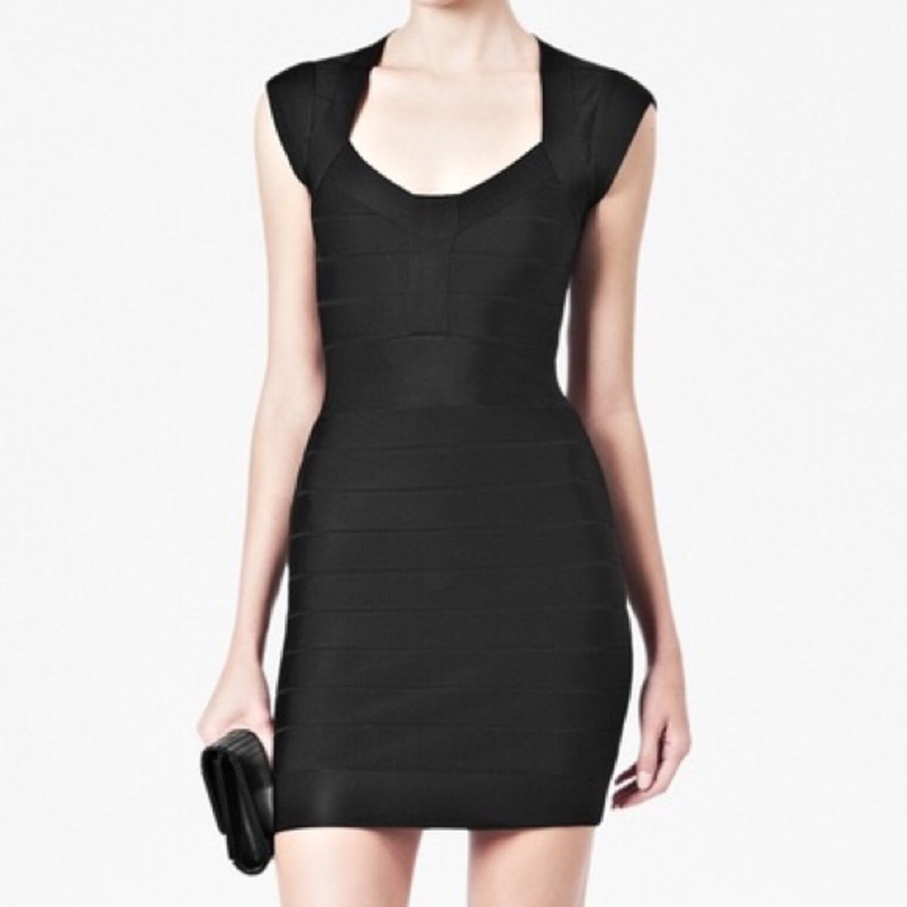 French Connection Black Bodycon Dress
